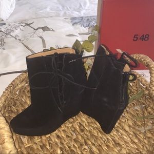 Unique Black booties!!